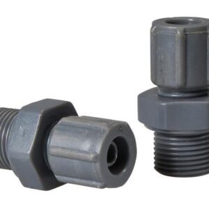 OM JOINT Three Eighths NPT-D10 NUT-A(GRAY) (10pc), Bag